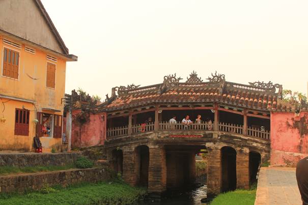 Japanische Brücke in Hoi An