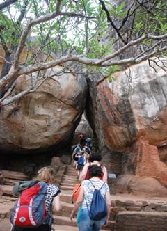 Sigiriya Felsen nah