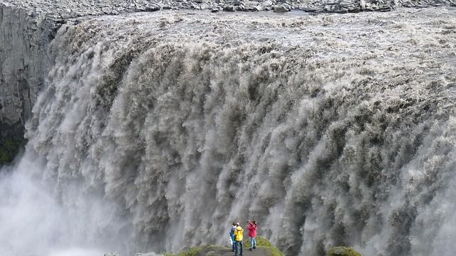 Dettifoss Wasserfal