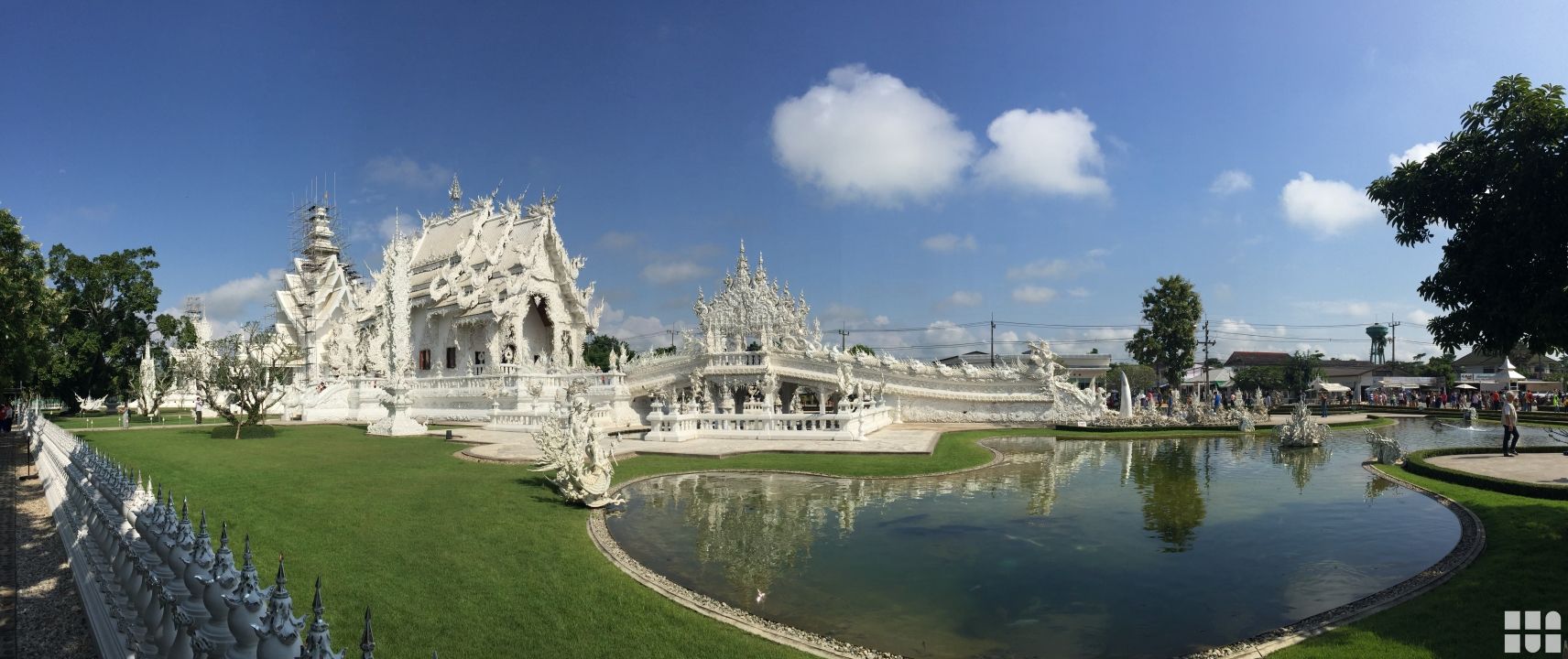 Weißer Tempel von Chiang Mai