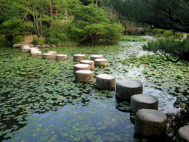 Japanischer Garten in Kyoto