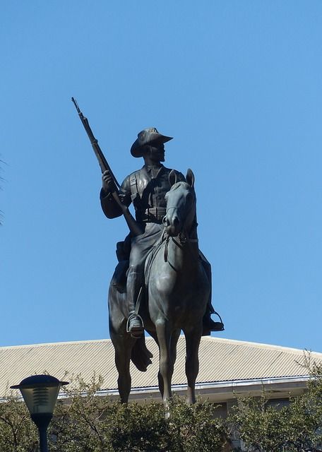 Reiterstatue in Windhoek